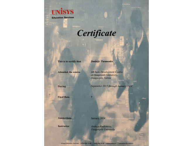 AB Suite Development Course